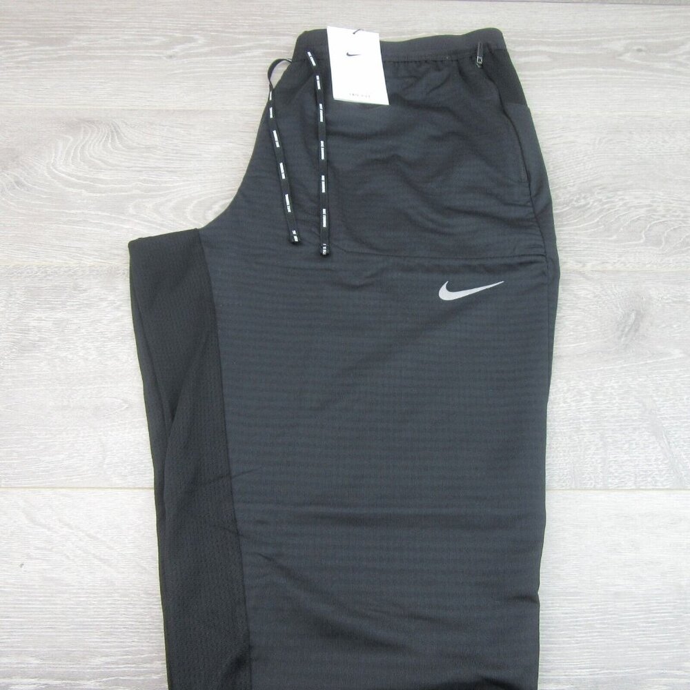 Nike Phenom Elite Running Gym Pants Men's Size Large Black NEW - Picture 5 of 16